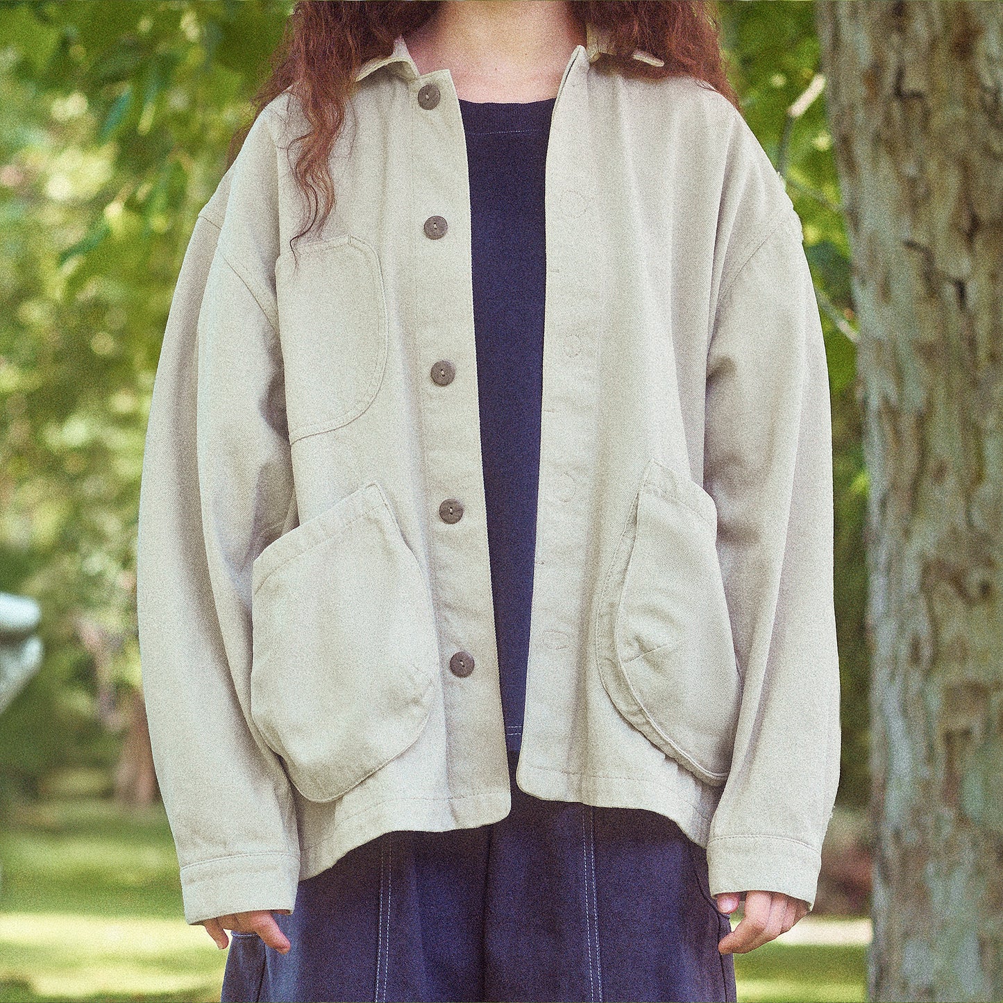 pebble jacket in light