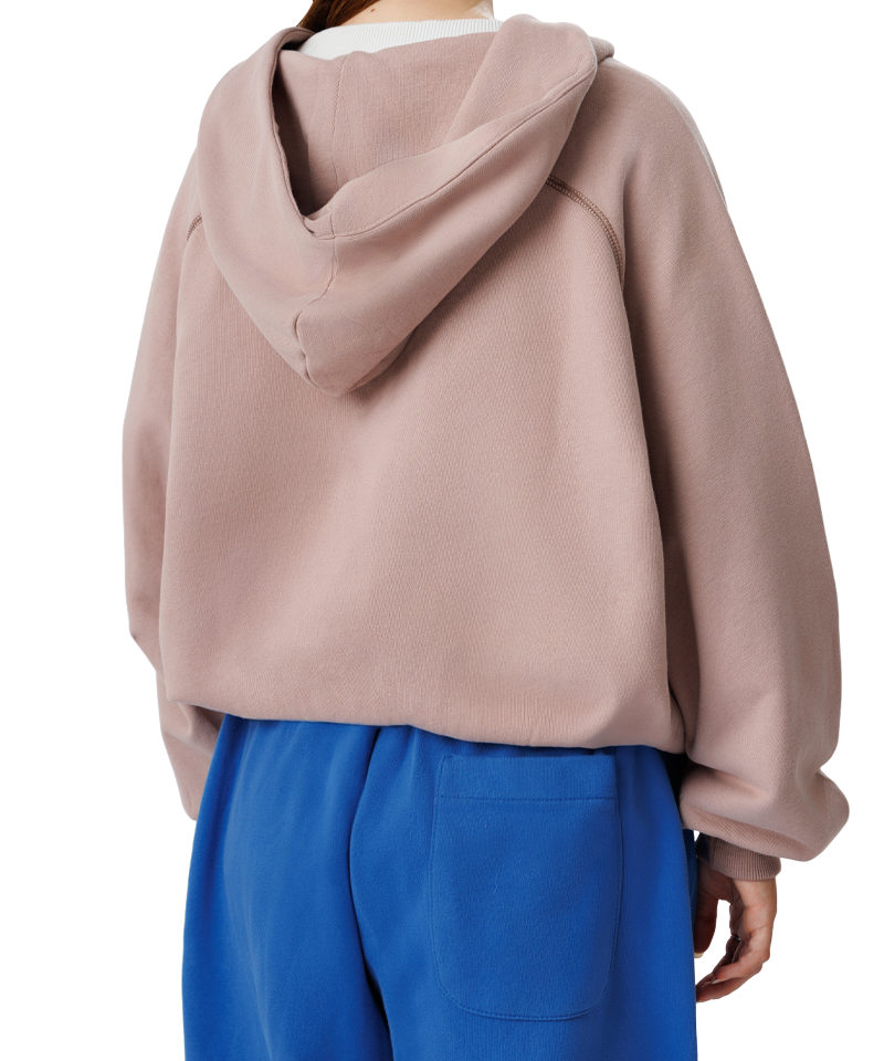 nook hoodie in warm detail