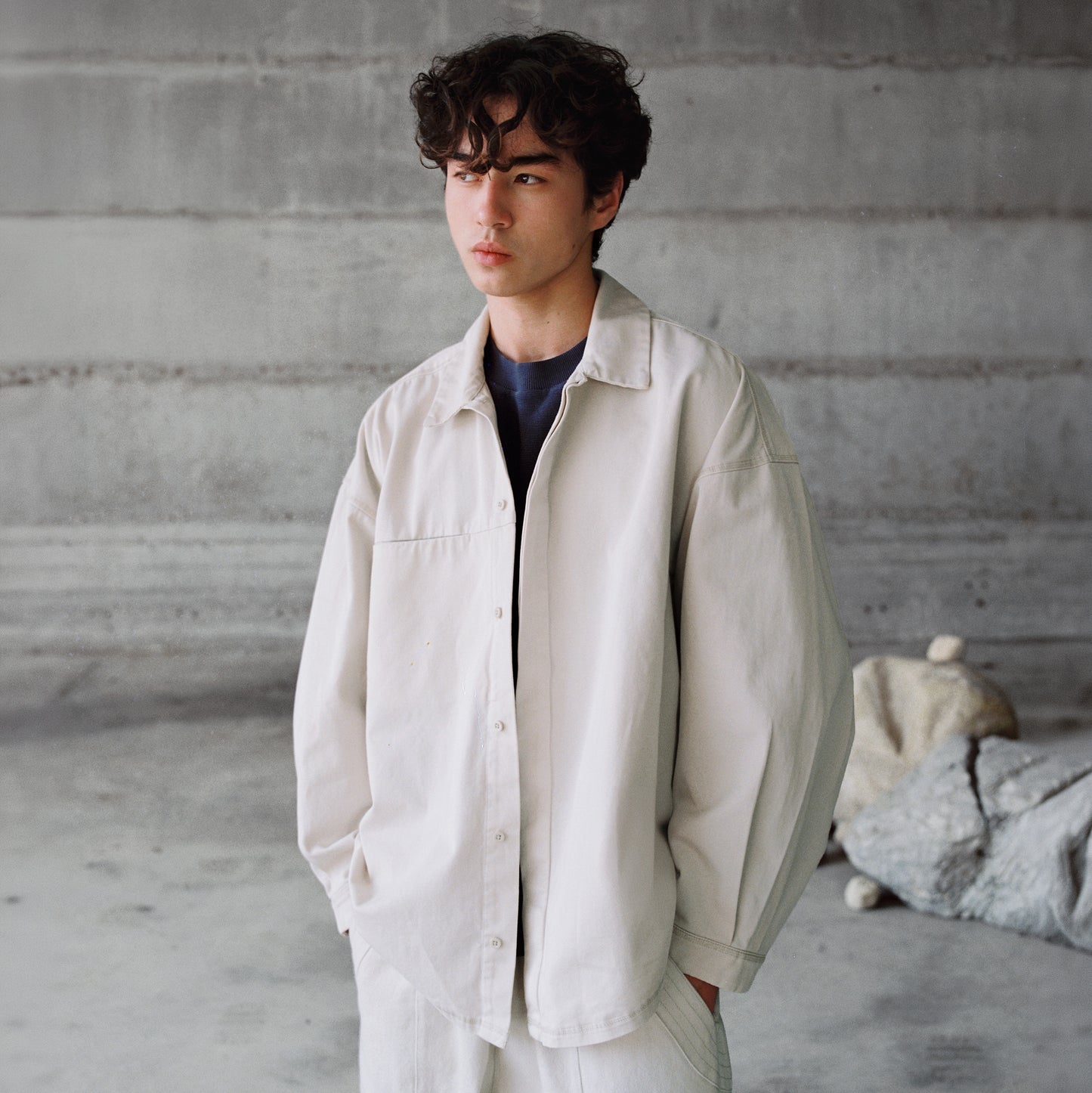 helium overshirt in light
