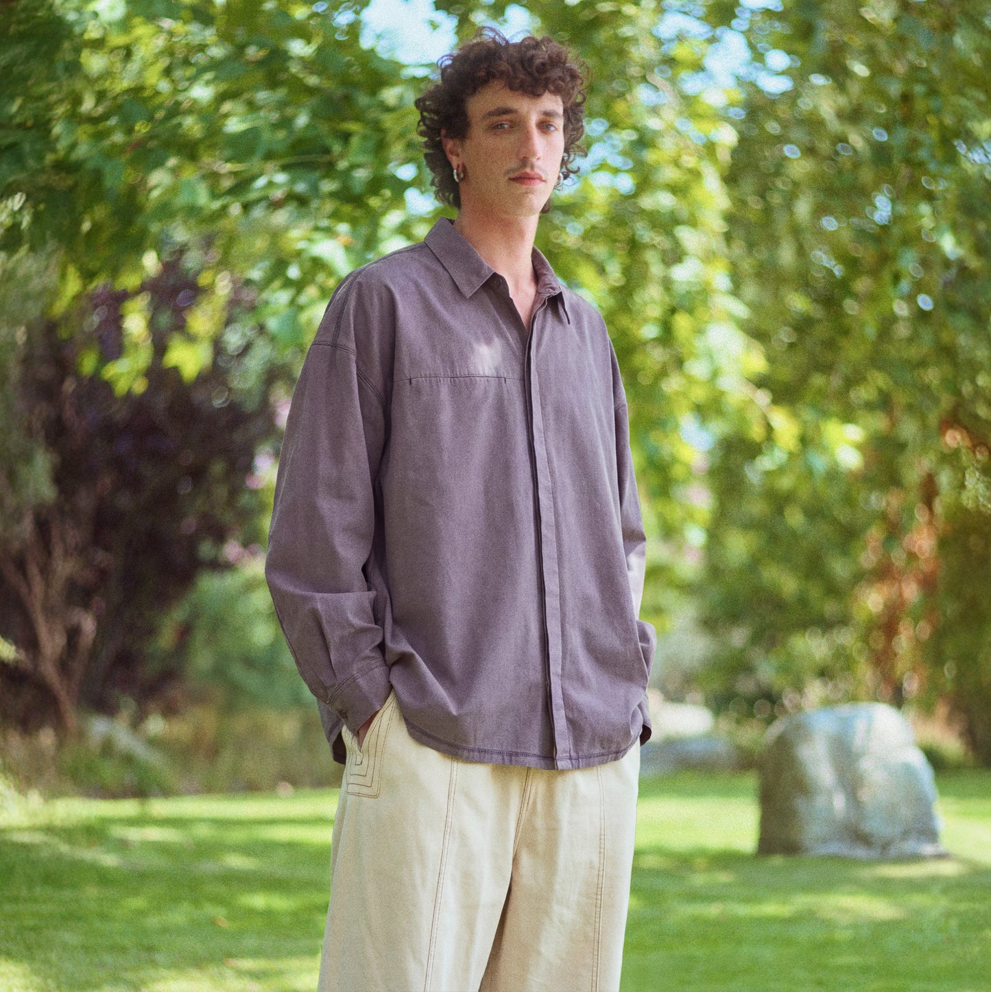 long sleeve helium shirt in dark