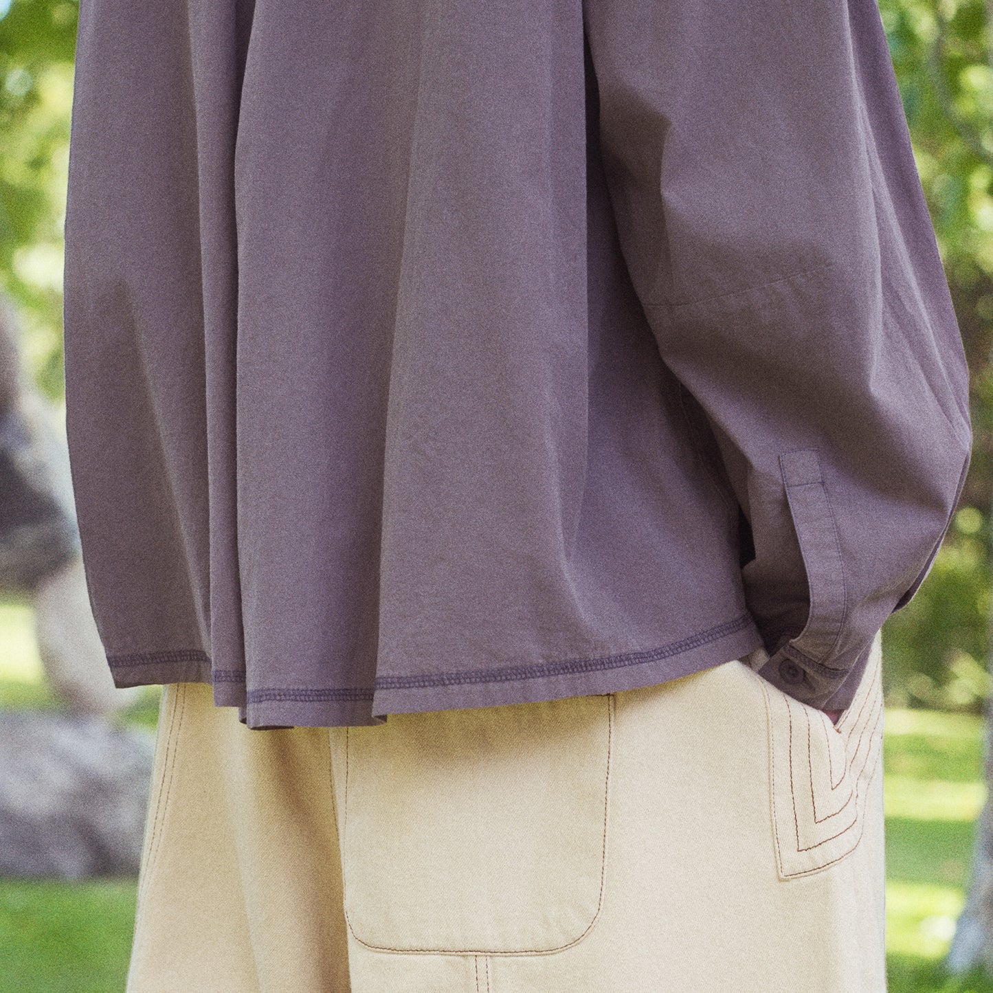 long sleeve helium shirt in dark