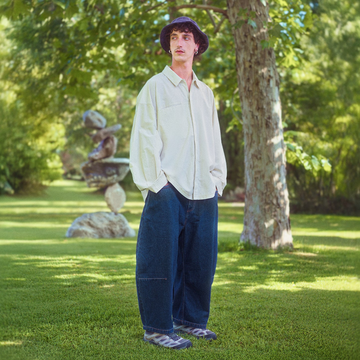 long sleeve helium shirt in light