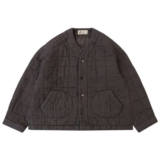 nook quilted jacket in dark