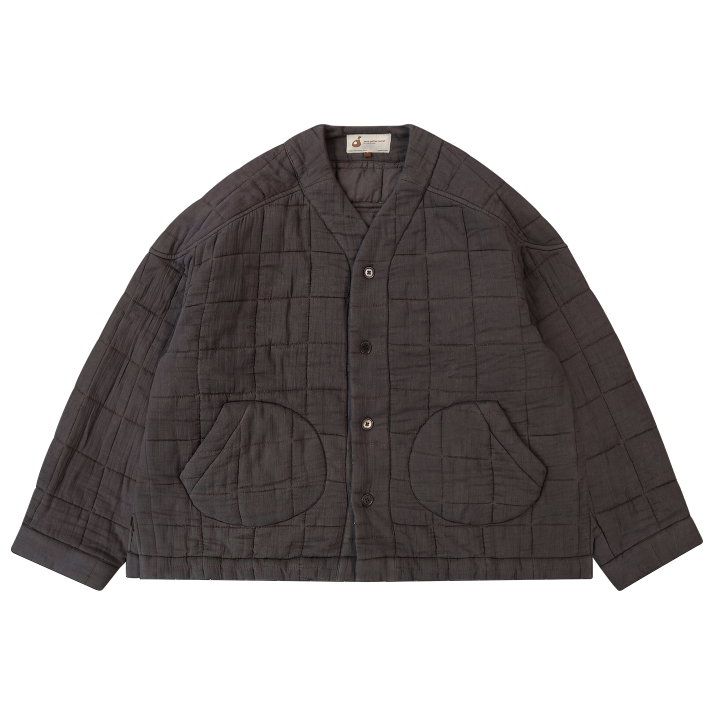 nook quilted jacket in dark