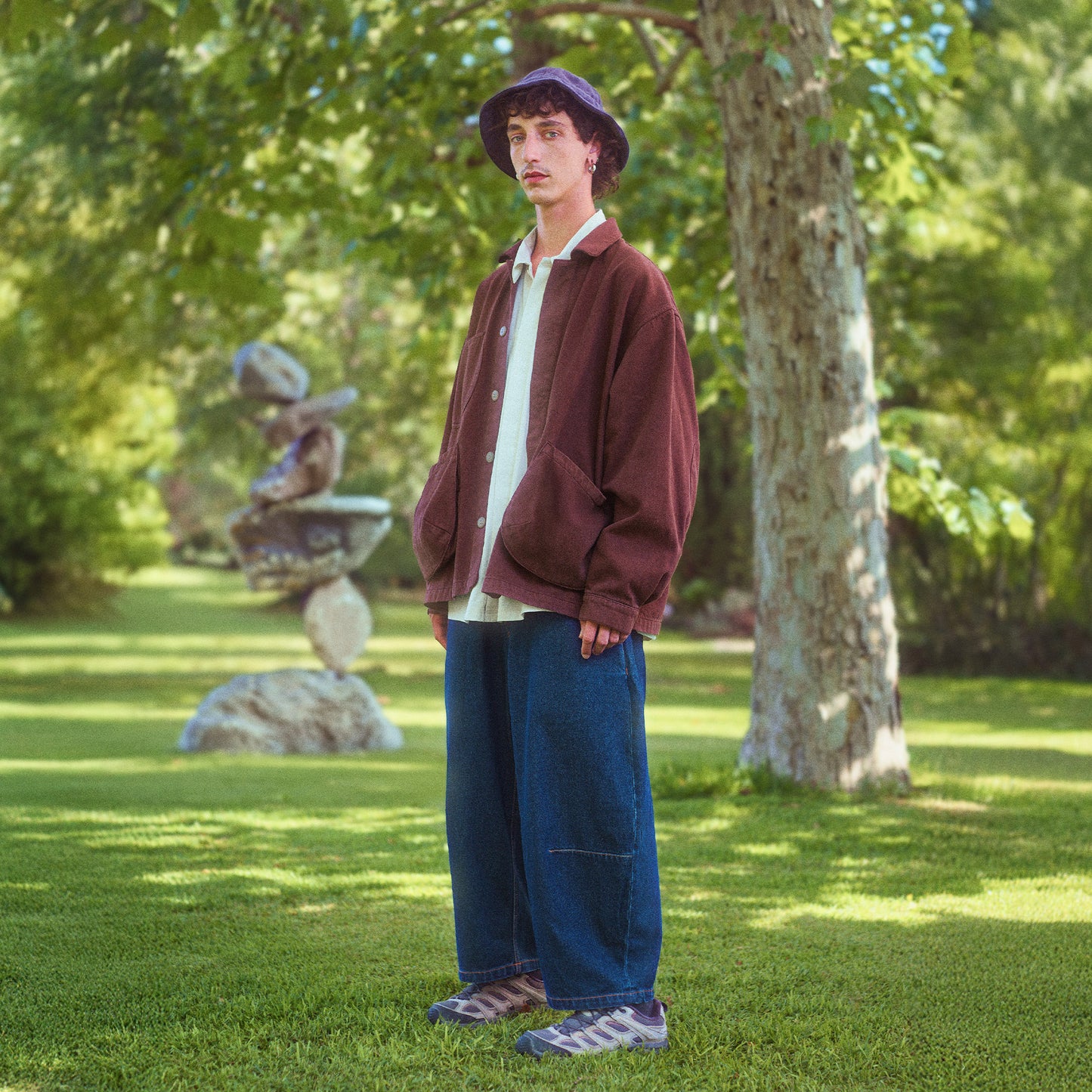 pebble jacket in dark