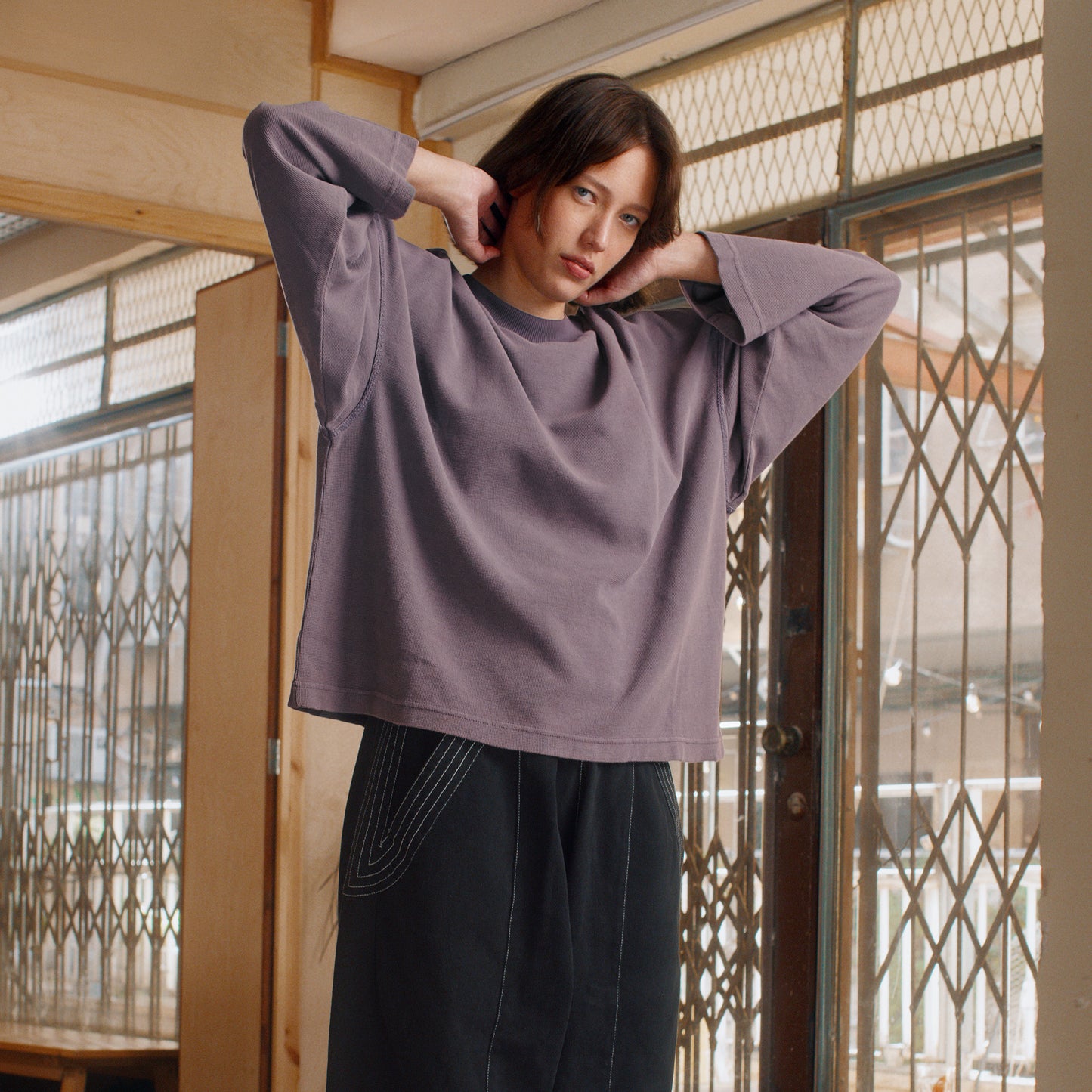 long sleeve helium t shirt in dark