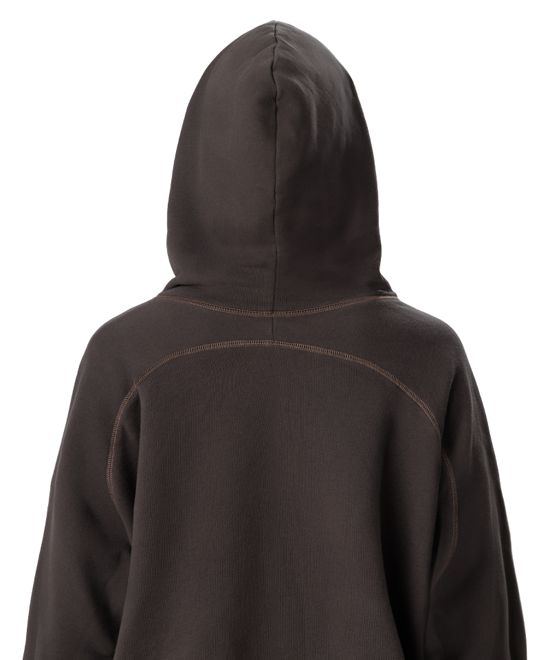 nook hoodie in dark detail